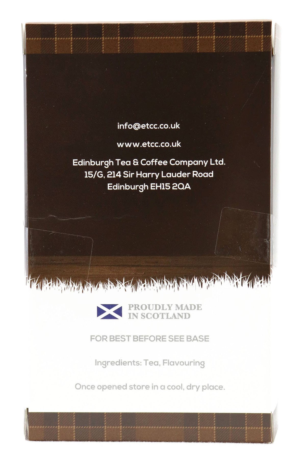 Edinburgh Tea & Coffee Co. Whisky Flavoured Black Tea Bags 25ct