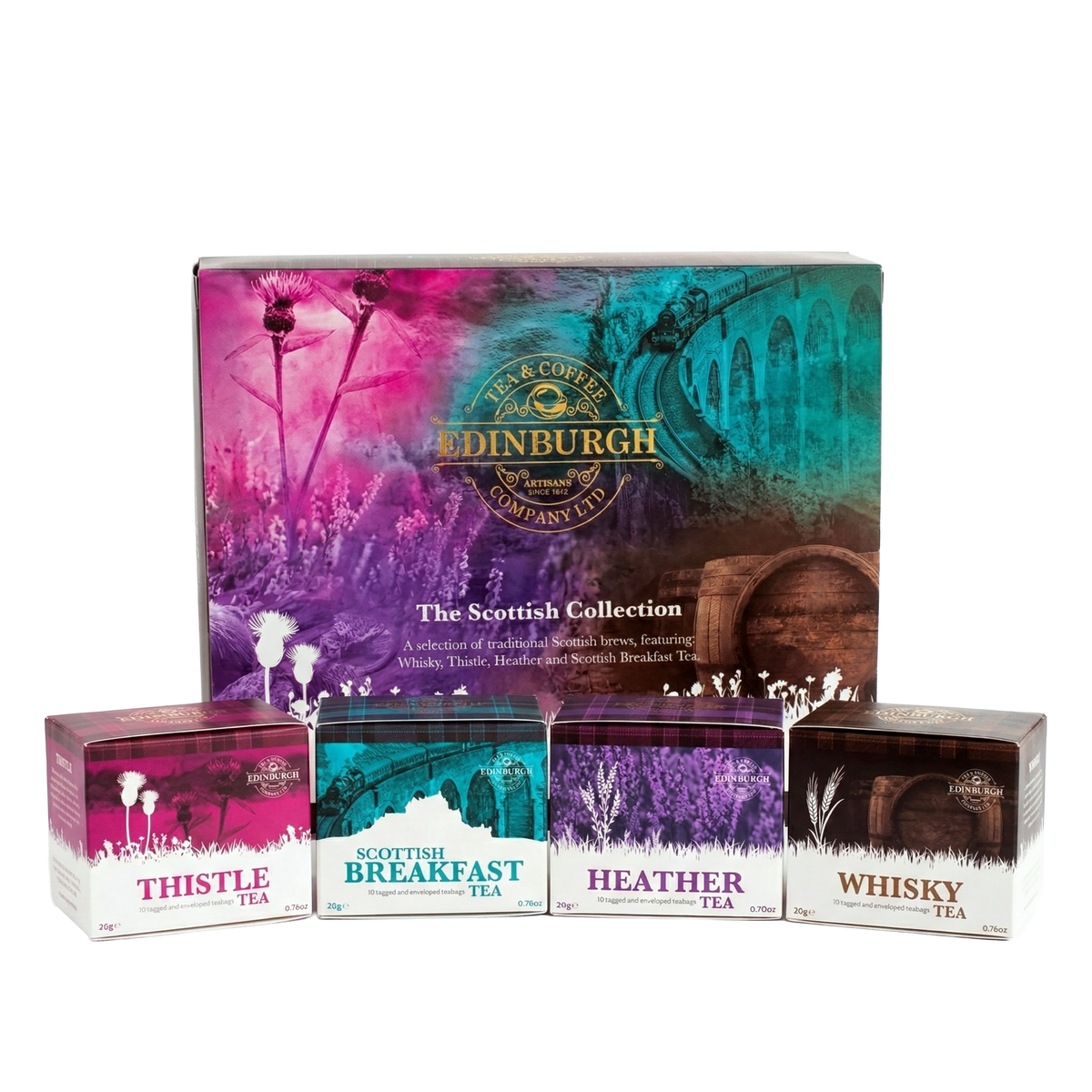 Edinburgh Tea & Coffee Co. Scottish Collection Tea Bags 40ct box