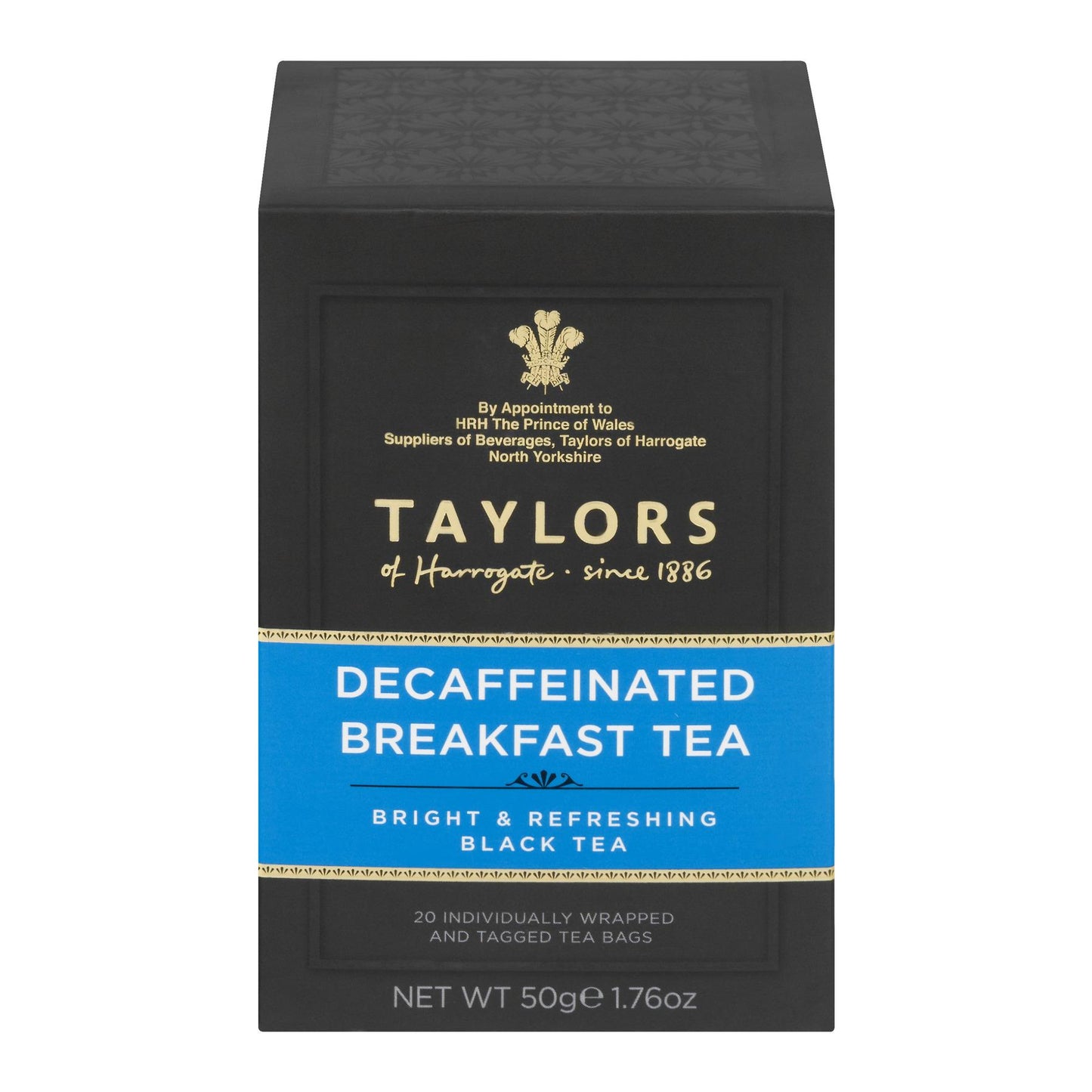 Taylors of Harrogate Decaf English Breakfast Tea 20ct