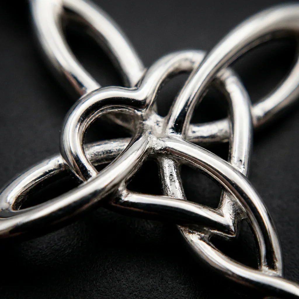Celtic Heart™ Pendant — 18K White Gold Necklace