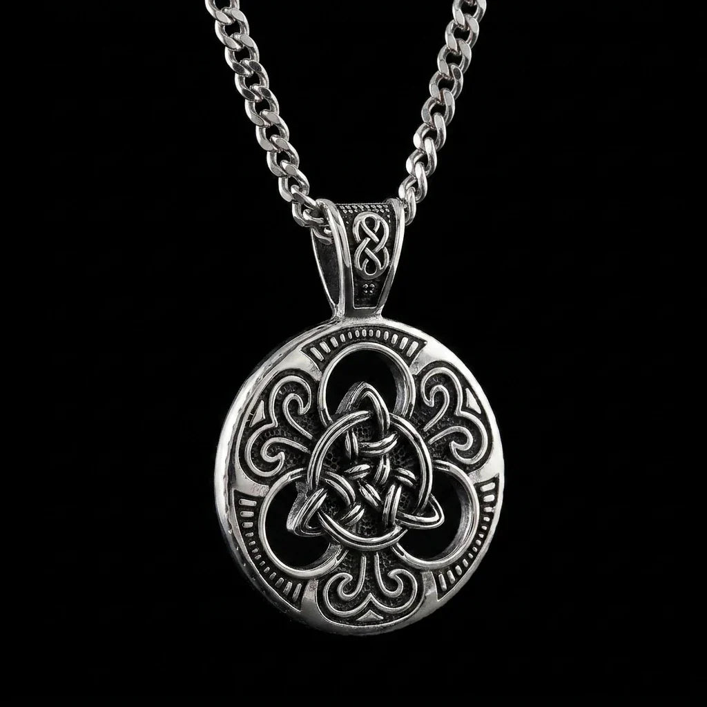 Men's Celtic Knot™ Pendant | Stainless Steel Cuban Necklace