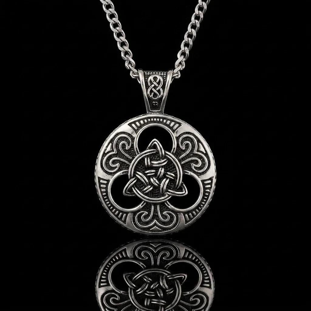 Men's Celtic Knot™ Pendant | Stainless Steel Cuban Necklace