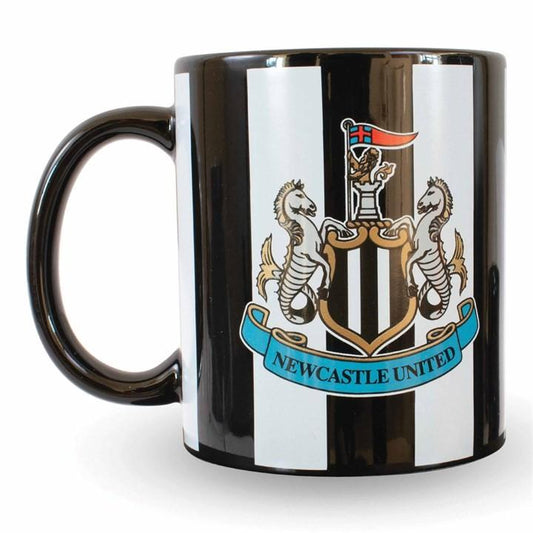 Newcastle United FC Striped Mug - Officially Licensed