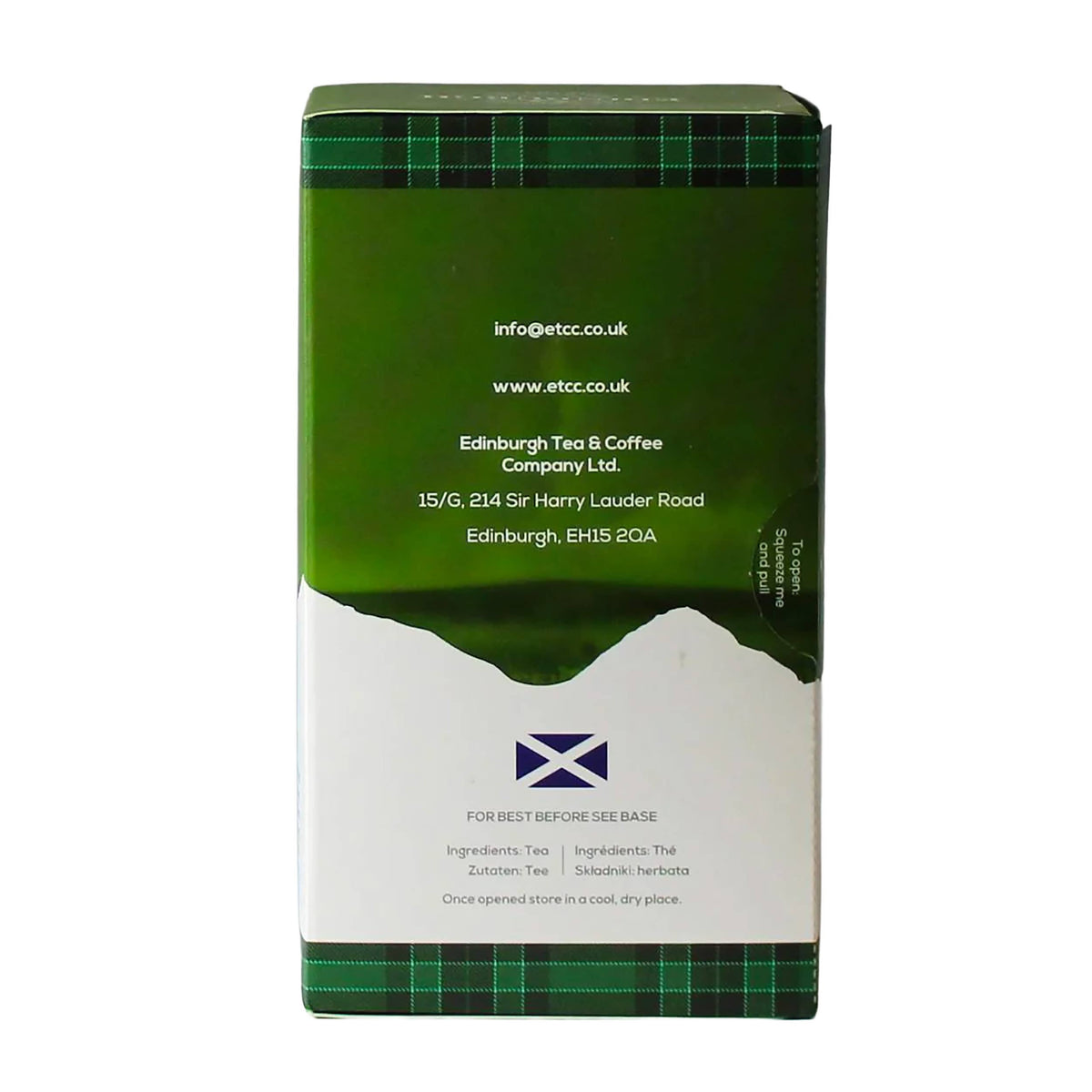 Edinburgh Tea & Coffee Co. Highland Blend Black Tea 25ct box