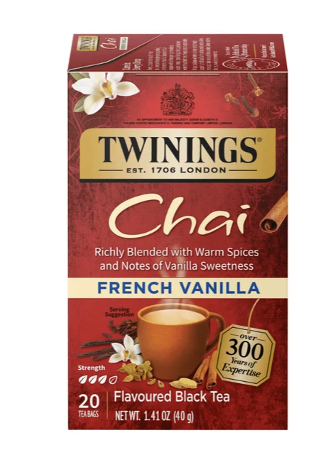 Twinings Chai French Vanilla 20ct
