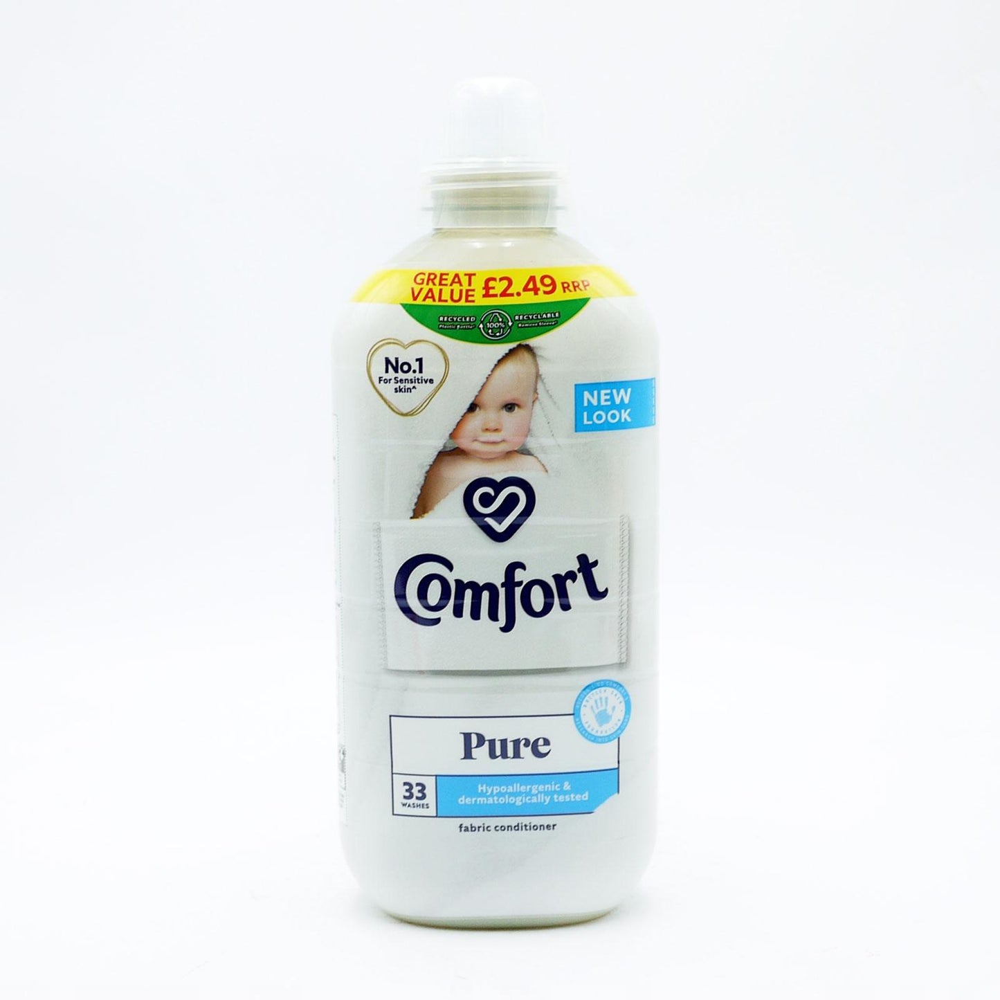 Comfort Pure Hypoallergenic Fabric Conditioner 990ml