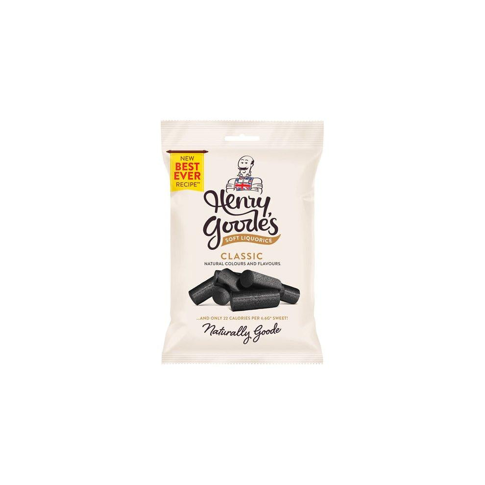 Henrys Goodes Superbly Soft Black Liquorice 200g