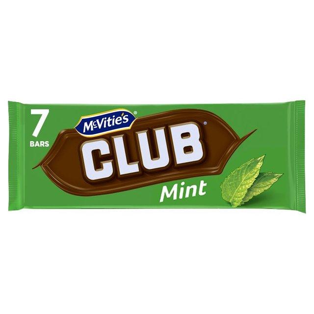 McVities Club Mint 7bars 154g