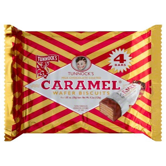 Tunnock's Milk Chocolate Caramel Wafers