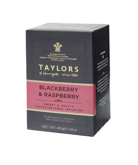 Taylors of Harrogate Blackberry and Raspberry Teabags 20ct