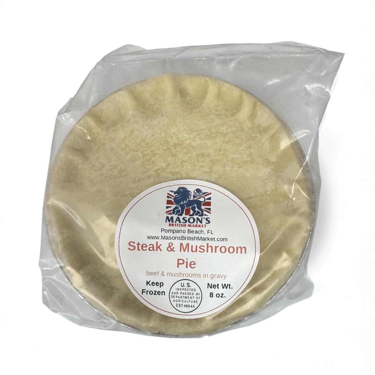 Mason's Steak & Mushroom Pie 8oz