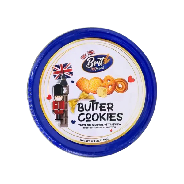 Brit Treat Butter Cookies Tin 140g