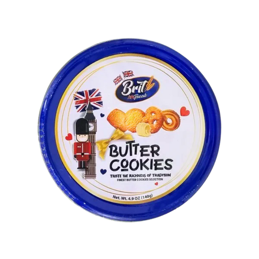 Brit Treat Butter Cookies Tin 140g
