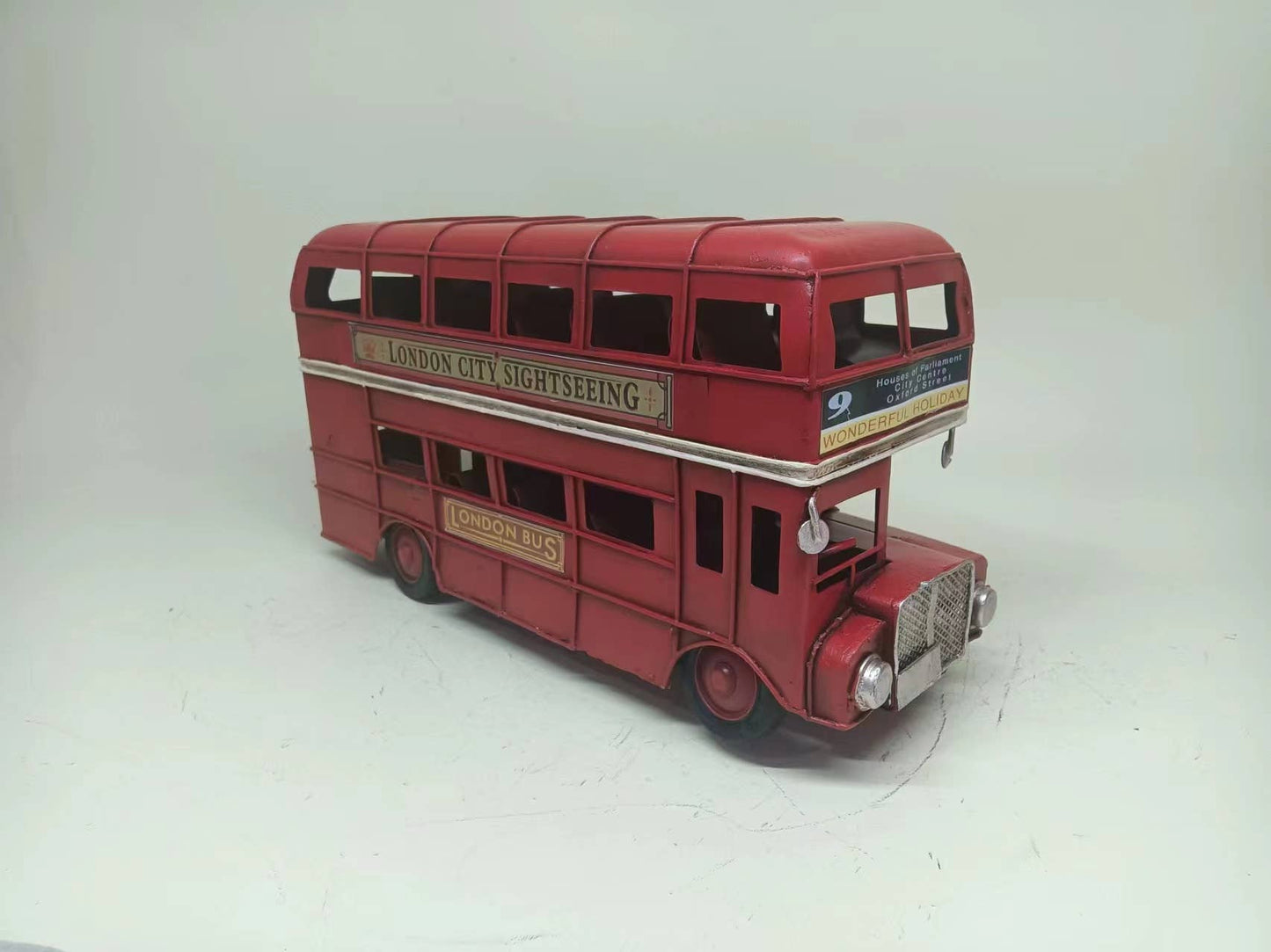 Double Decker Bus Metal Model