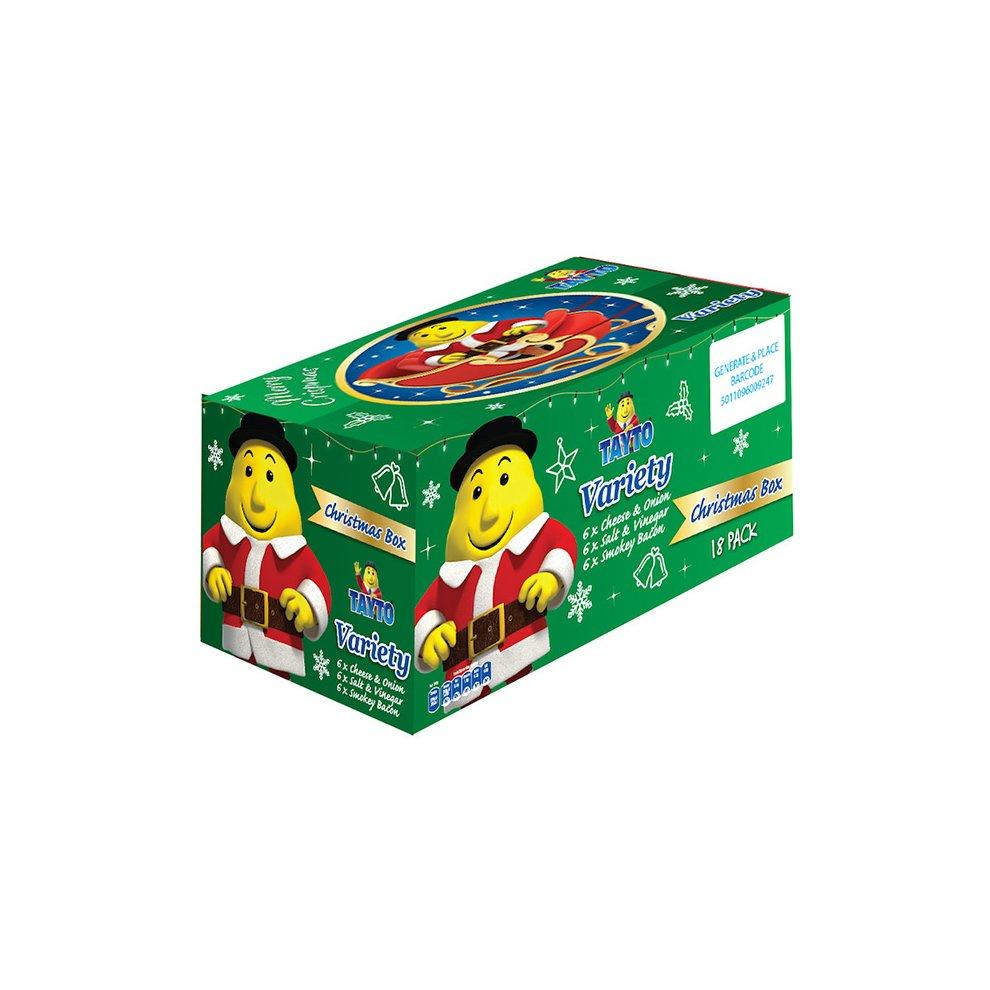 Tayto Variety Crispmas Box 18 Pack 18x25g