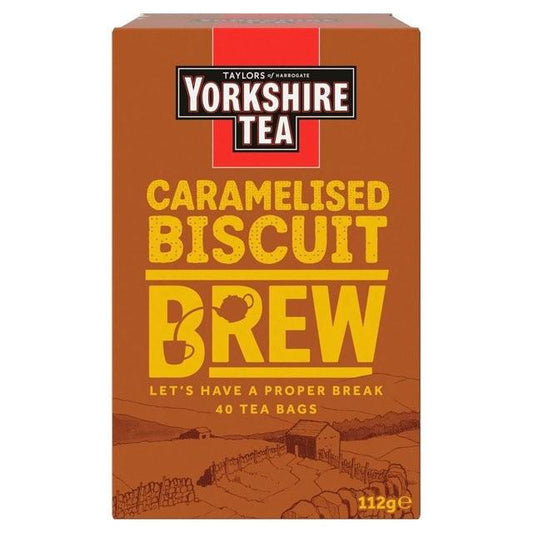 Taylors Yorkshire Tea Caramelised Biscuit Brew 40ct
