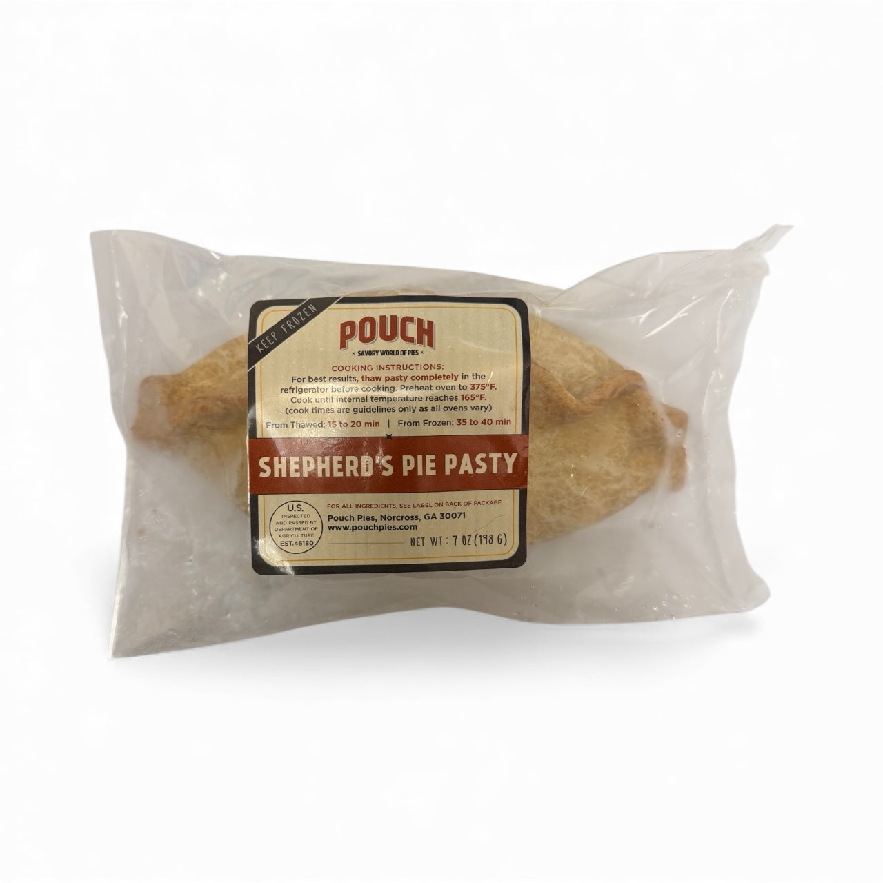Pouch Pies Shepherd's Pie Pasty