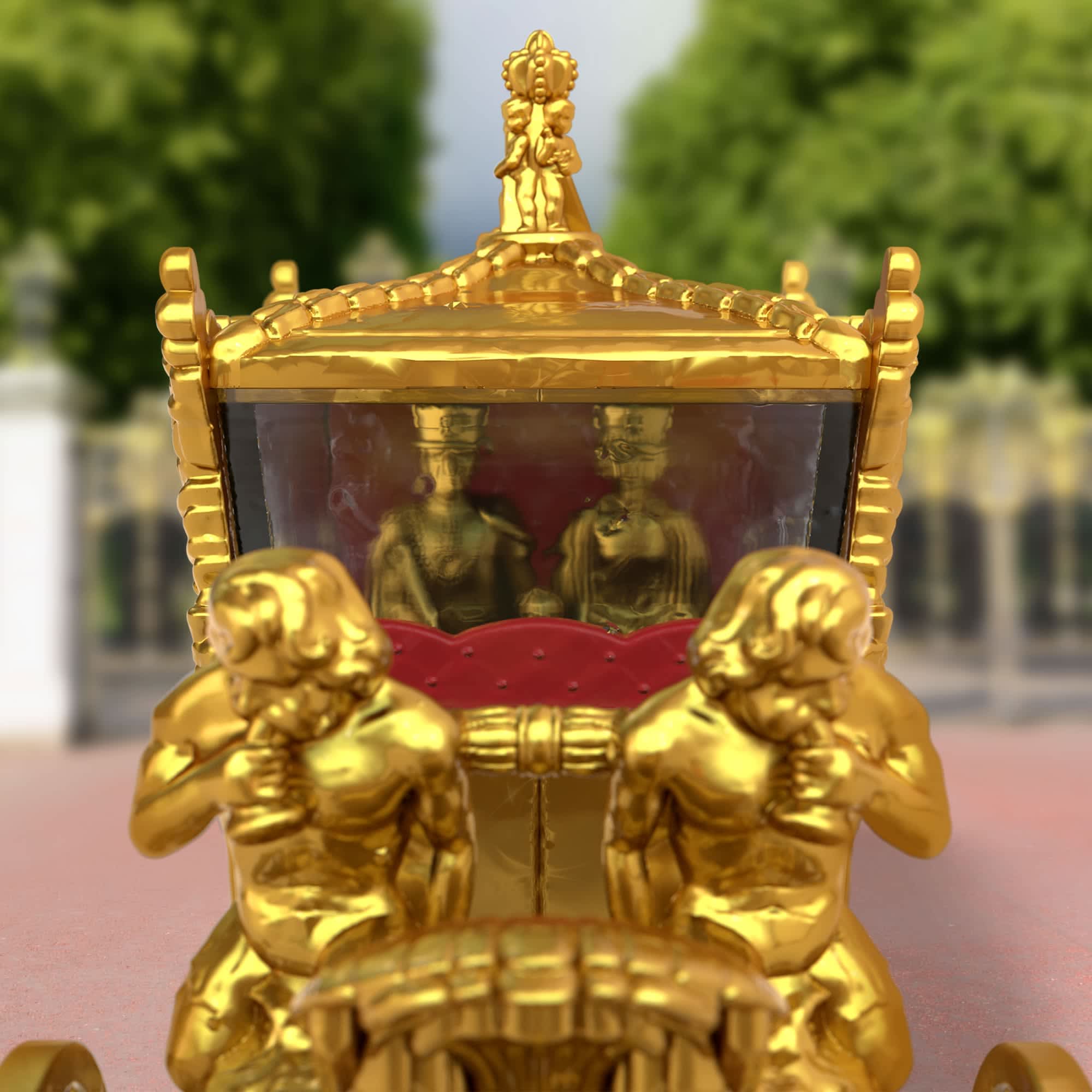 Matchbox Collectors Coronation Gold State Coach | Mattel Creations