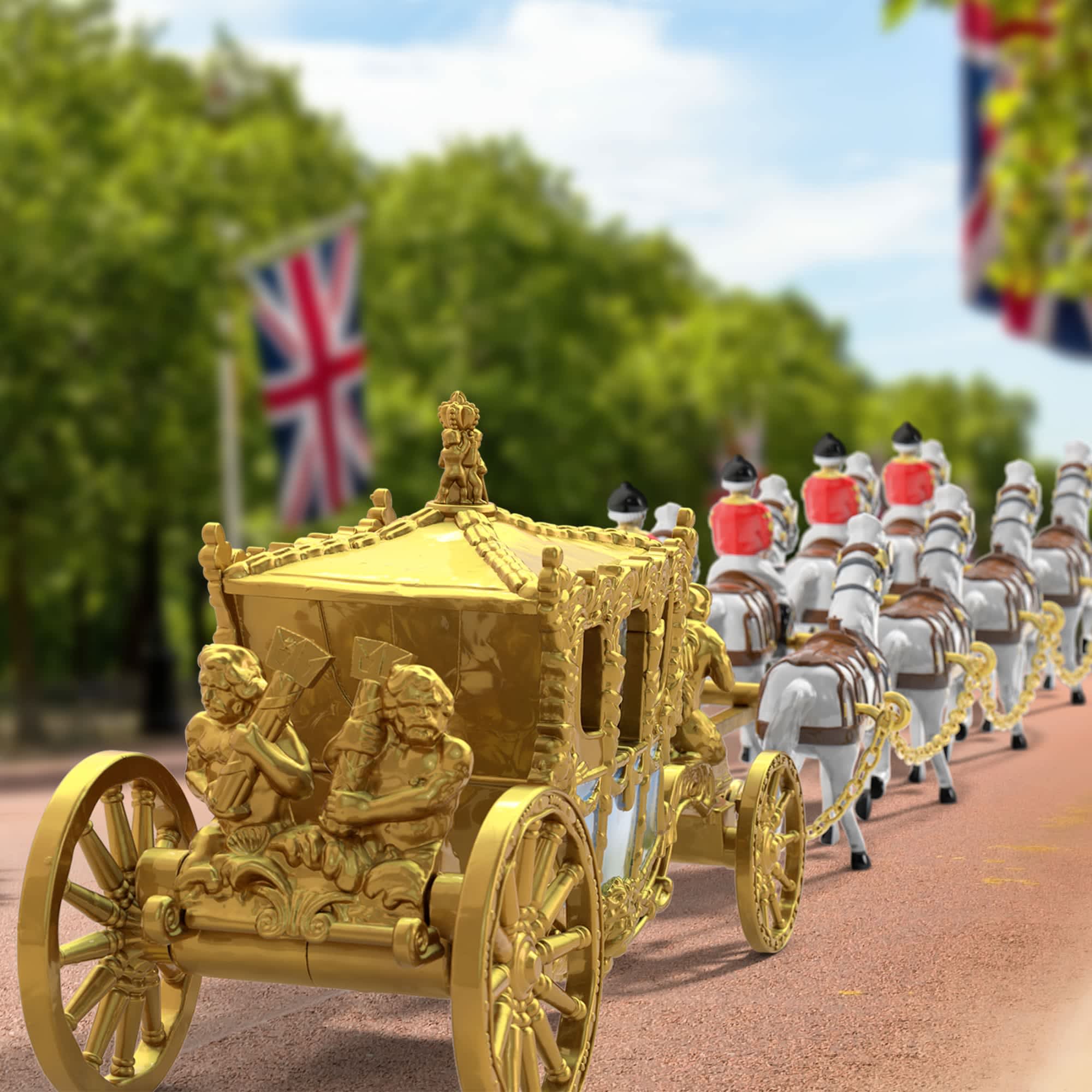 Matchbox Collectors Coronation Gold State Coach | Mattel Creations