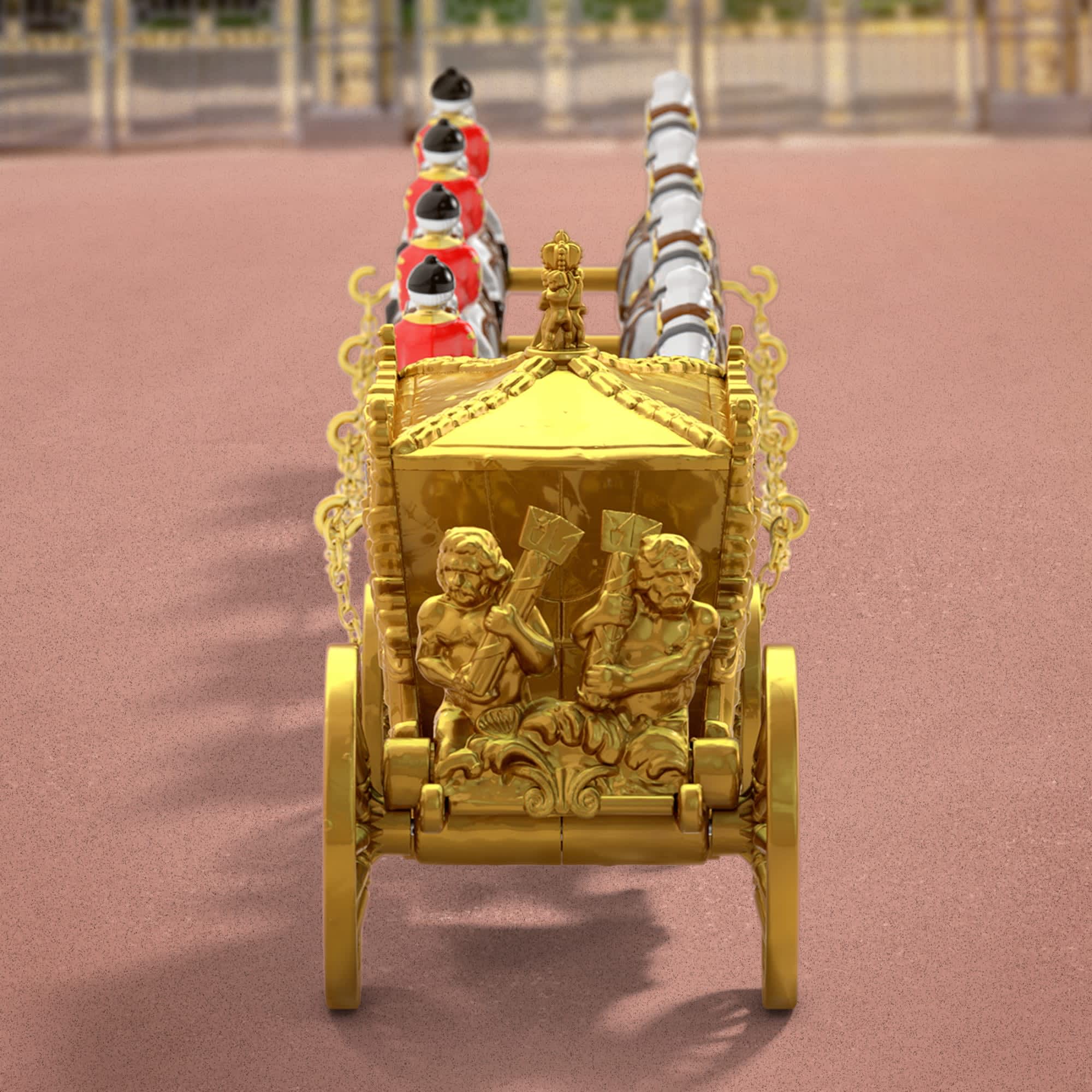 Matchbox Collectors Coronation Gold State Coach | Mattel Creations
